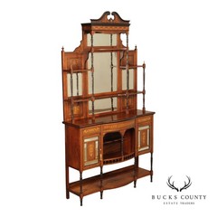 Antique Edwardian Inlaid Rosewood Sideboard