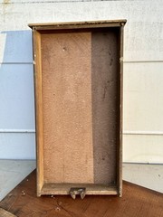 Antique Oak Sellers Cabinet DRAWER hoosier style cupboard Chippy Paint *A*