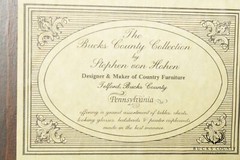 Stephen Von Hohen Bucks Country Collection Custom Pine Corner Cabinet