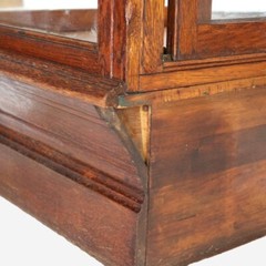 Antique Oak Country Store Display Cabinet C1910