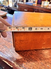 Shaw Walker Oak Antique File card drawer, single drawer 14″ 3″x5″card