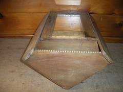 Vintage Handmade Wooden Hanging Cabinet / 1920’s – 30’s / American Chestnut Wood
