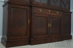 72770: HENREDON 4 Door Mahogany China Curio Cabinet