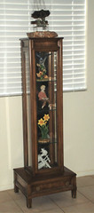 Beautiful Mid Century Display Cabinet–Wood with Glass and Mirrors The 50’S