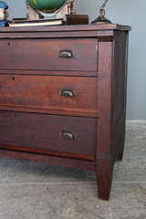 Antique Apothecary Cabinet Kitchen Island Vintage File Drawer Wood Counter