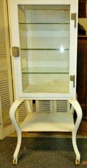 Antique Metal Medicine Cabinet Structural Sound