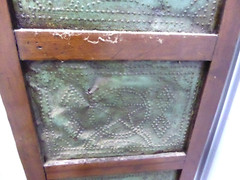 19TH C AMERICAN PIE SAFE WITH TIN PANELS OF STAR MOTIF