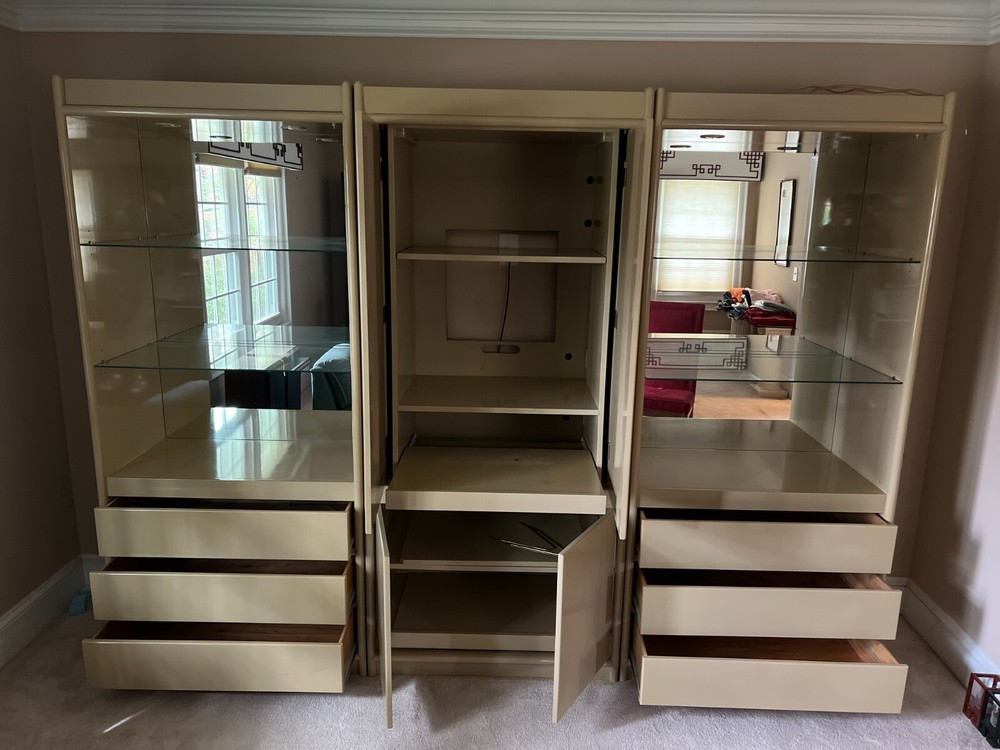 Drexel Heritage Lighted Display and Media Cabinet