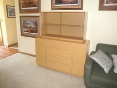 Heywood Wakefield Mid Century Modern Dining Room Server/Buffet and China Cabinet
