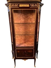 A Fine 19th Century French Vernis Martin Bronze Mounted Vitrine.francois L Style