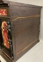 17th Century Spanish Burled Walnut Vargueno or Collectors Cabinet