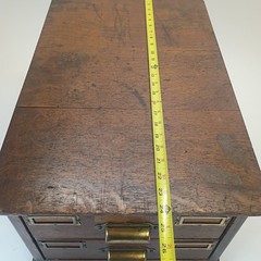 Antique Quarter Sawn Oak 2 Drawer Library Card Catalog File Cabinet Stackable
