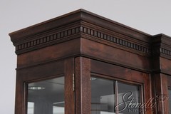 72963: STICKLEY 3 Door Mahogany China Cabinet