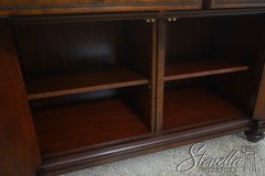 L72633: MAITLAND SMITH Mahogany Stone Top Console Cabinet
