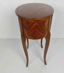 Gorgeous Marquetry Inlay Chest of Drawers Dresser Cabinet Wood Italian End Table