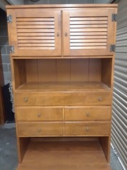 Vintage furniture – Ethan Allen Custom Room Plan maple cabinet suite (1950’s)
