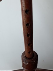 Antique Walnut Barley Twist Shaving Stand With Drawer Circa Late 1800’s