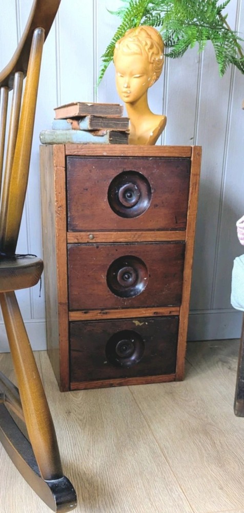 vintage/Antique Apothecary drawers in scratch built unit house home office