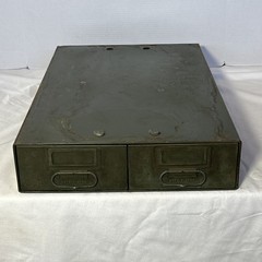Vintage Safe-T-Stak Industrial Metal File Cabinet By Diebold Inc