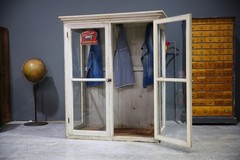 Vintage Antique Apothecary Bakers Cabinet Glass Display Case Country Store wood