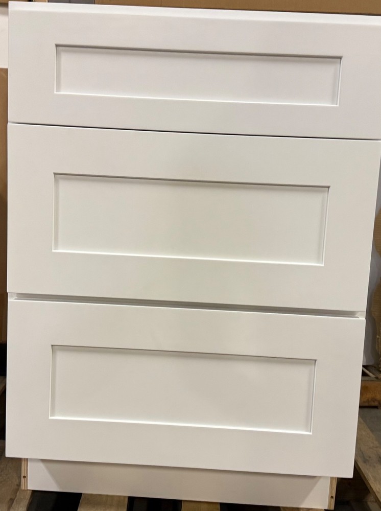Classic Shaker Style, White base cabinet,
