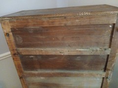 Antique Early Southern American Primitive Style Pie Safe Punched Tin Cabinet