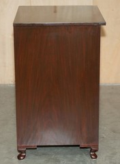NAPOLEON ROSEWOOD & BRASS INLAID FILING CABINET WITH DROP FRONT SECRETAIRE SPACE