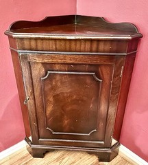 Vintage Mahogany Corner Cabinet