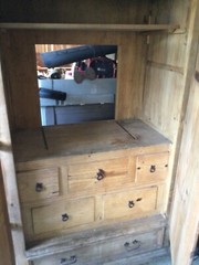 Custom Built Pine Cabinet For TV
