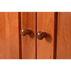 Harden Furniture Arts and Crafts Shaker Solid Cherry Wood Media Cabinet