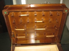 Sewing Cabinet Vintage Storage Furniture by Caswell Runyan VTG Antique