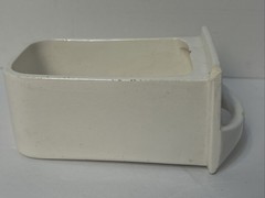 Dutch Delft Peper Spice Cabinet Labeled Drawer Antique Item Damaged With Chips