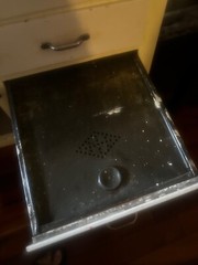 old vintage Hoosier cabinet