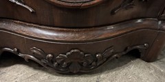 ROCOCO ROSEWOOD CARVED ETAGERE
