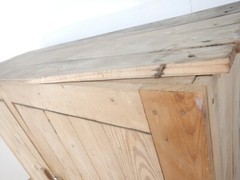 Large Vintage 1940’s Yellow Pine Canning Cupboard Cabinet