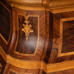 20th Century Pair of Large Rococo Inlaid Marquetry Cabinets, Sweden