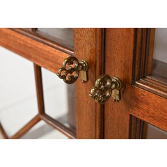 Baker Furniture Georgian Carved Mahogany Lighted Breakfront Bookcase