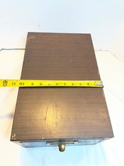 Vintage Globe Wernicke Heavy Duty Card Catalog File Cabinet Metal Drawer 5 x 8