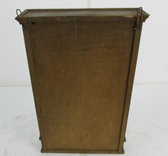 Kitchen Medicine Apothecary Bathroom Cabinet Glass Ornate Carved Wood Vintage