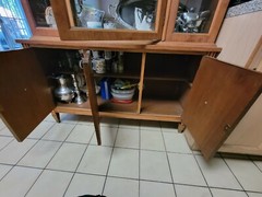 antique oak china cabinet
