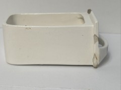 Dutch Delft Kruiden Spice Cabinet Labeled Drawer Antique Item Damaged With Chips