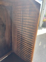 Antique Hamilton 24 Drawer Oak Print Cabinet Flat File Restored Cast Iron Pulls