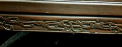 ANTIQUE KOREAN WOOD CABINET WITH BRONZE FITTINGS AND HANDLES, 18th Century