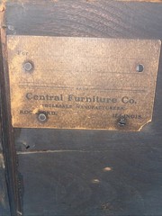 Antique Oak Curio China Cabinet – original finish