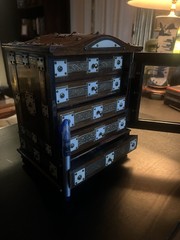 Antique Cabinet Box Desktop Cabinet