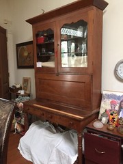Antique Plantation Desk Cabinet American 1880