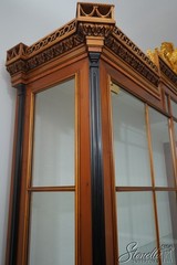 69783: COLOMBO MOBILI Italian Biedermeier Style Curio Display Cabinet