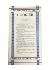 Hoosier Cabinet Door Chart Three Piece Set Flour Bin