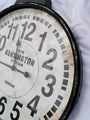 24″ Guaranteed Works 1890 Kinsington Station Subway London Quickly Shipped 💯