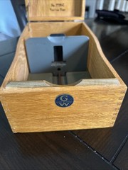 Vintage to Antique Globe Wernicke Lift Top Wooden Light Oak File Box No. 7310-C